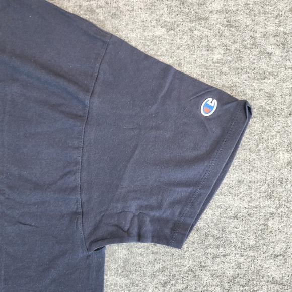Champion Mens T-Shirt‎ Crew Neck Blue Short Sleeve GT23H - Picture 2 of 7